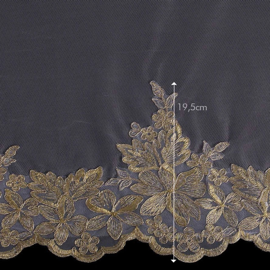 Katedraalihuntu Dorée – Marfil / Kulta, 250x300 cm (Ennakkotilaus)