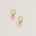 Bohm Paris Chloefina -kristallirengaskorvakorut Swarovski® / Flamingo Ignite & Doré